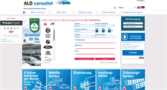 Desktop Screenshot of ald-caroutlet.de