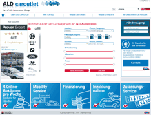Tablet Screenshot of ald-caroutlet.de